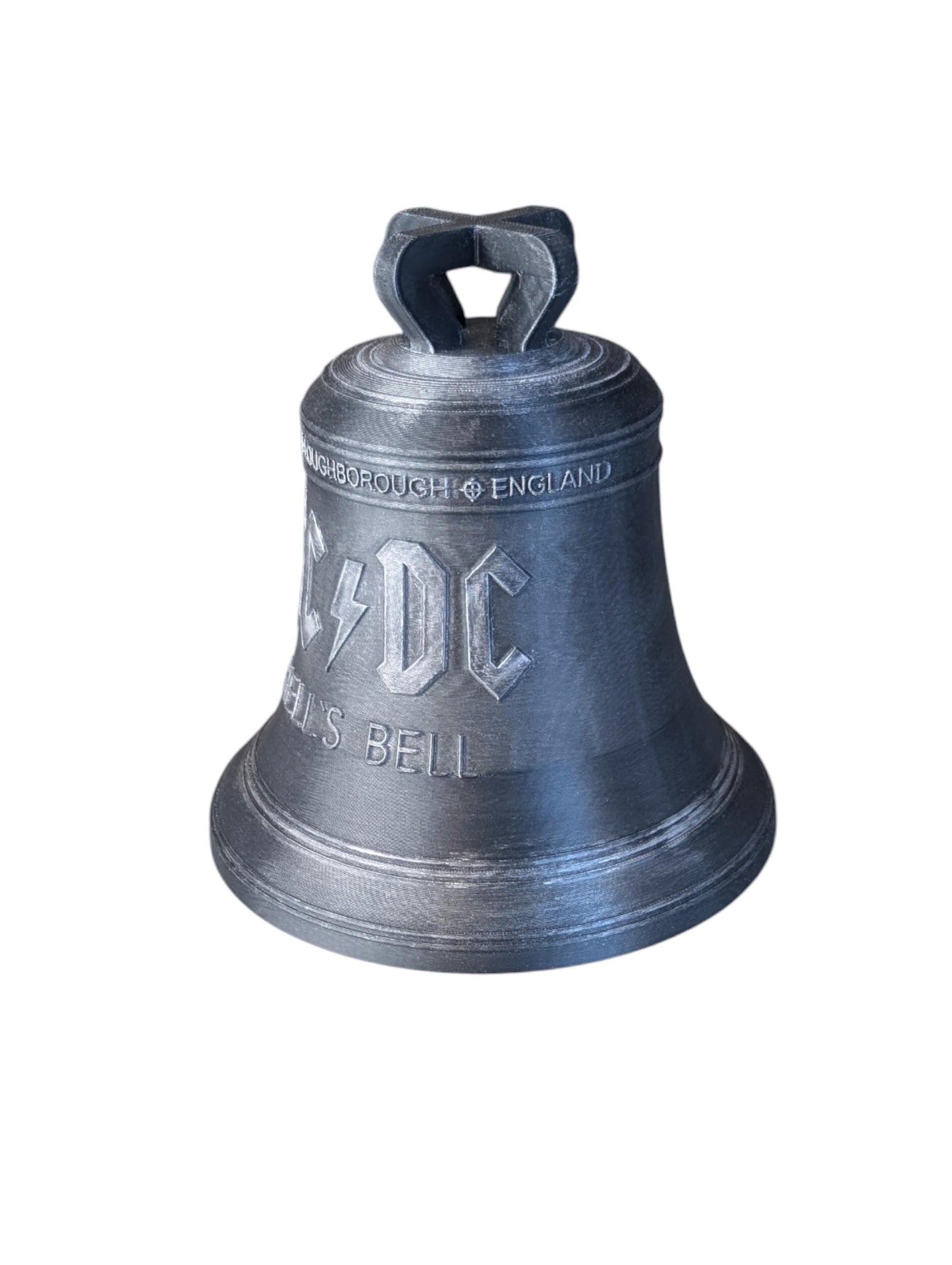 Hells Bell Rock Statue – Heavy Metal Bell Ornament | Classic Rock Inspired Decor | Music Lover Gift | Desk Display Sculpture