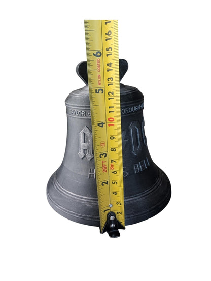Hells Bell Rock Statue – Heavy Metal Bell Ornament | Classic Rock Inspired Decor | Music Lover Gift | Desk Display Sculpture