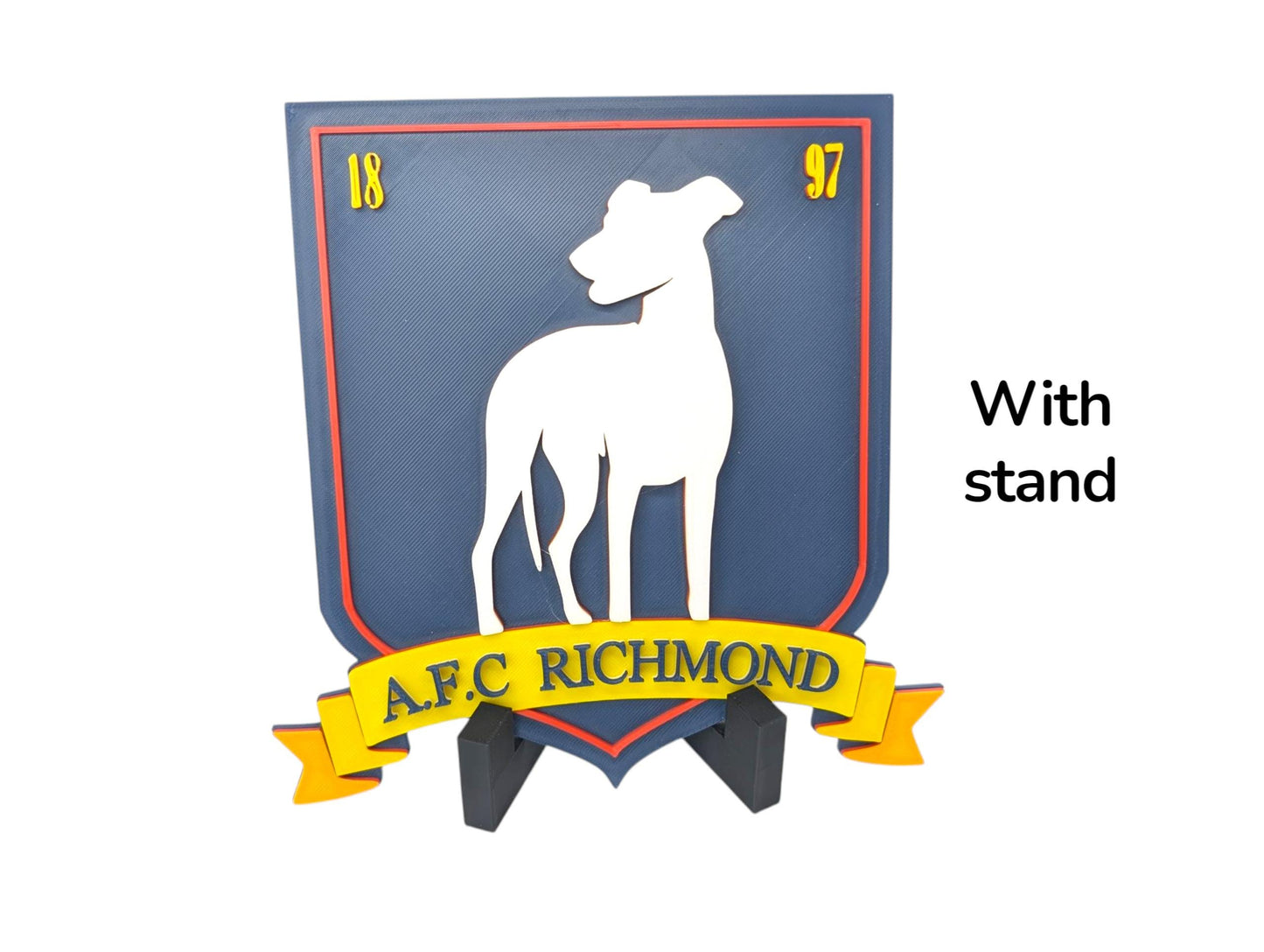 AFC Richmond Crest Plaque: Ted Lasso Inspired Wall Decor