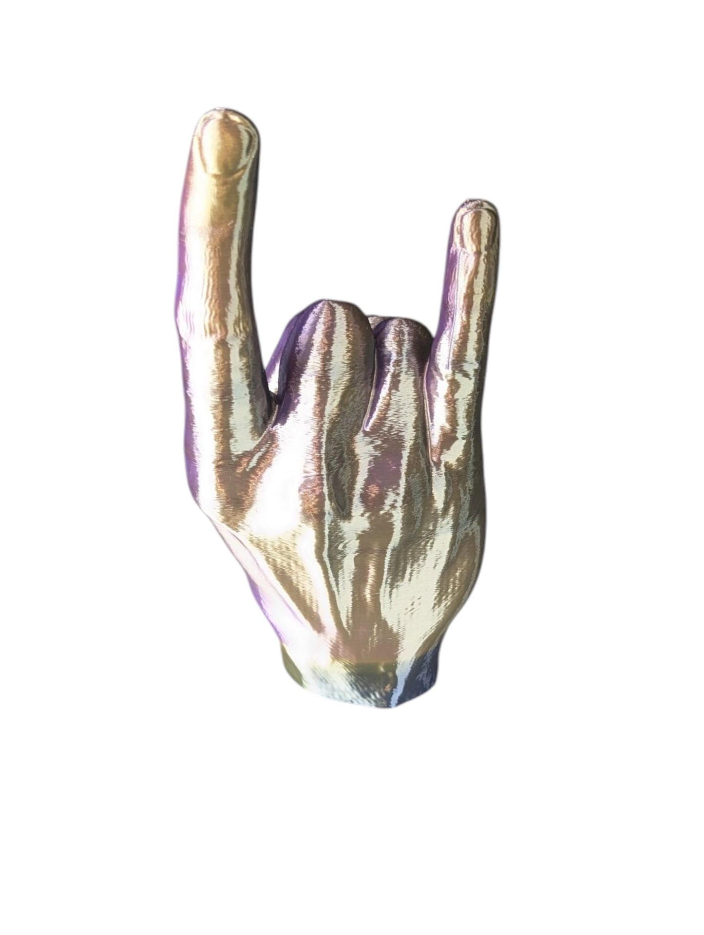 Rock On” Gesture Sculpture | Music Lover Gift | Modern Desk Decor | Gothic Home Ornament
