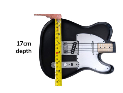 Electric Guitar Catch-All Tray | Music Lover Gift | Keys, Jewellery & Desk Organizer