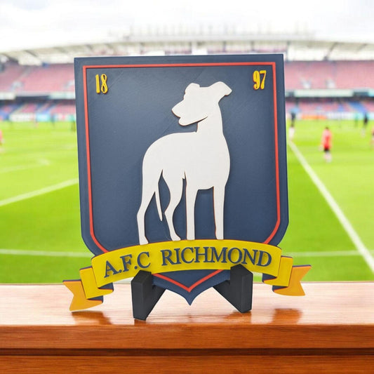 AFC Richmond Crest Plaque: Ted Lasso Inspired Wall Decor