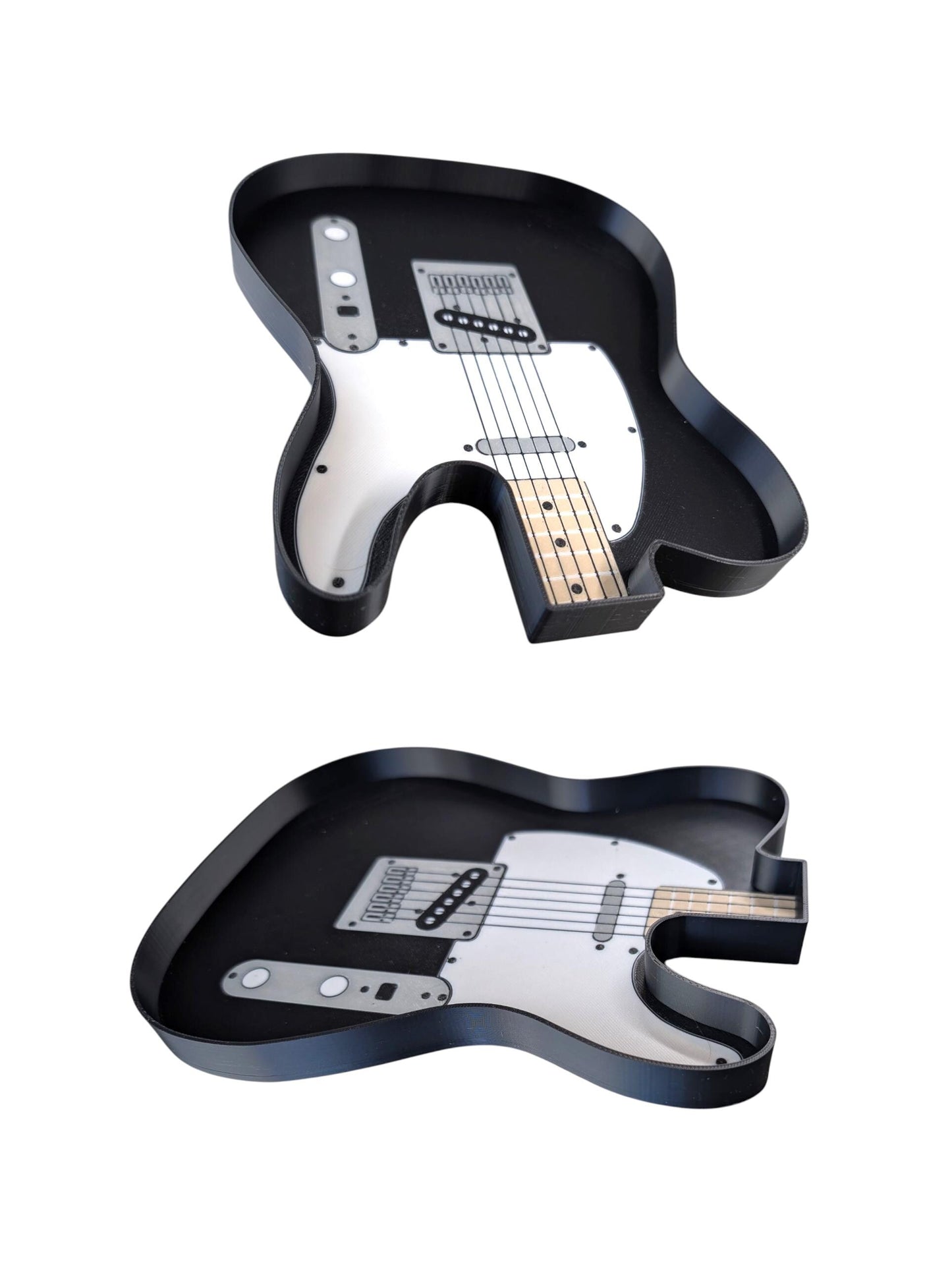 Electric Guitar Catch-All Tray | Music Lover Gift | Keys, Jewellery & Desk Organizer