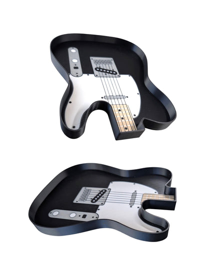 Electric Guitar Catch-All Tray | Music Lover Gift | Keys, Jewellery & Desk Organizer