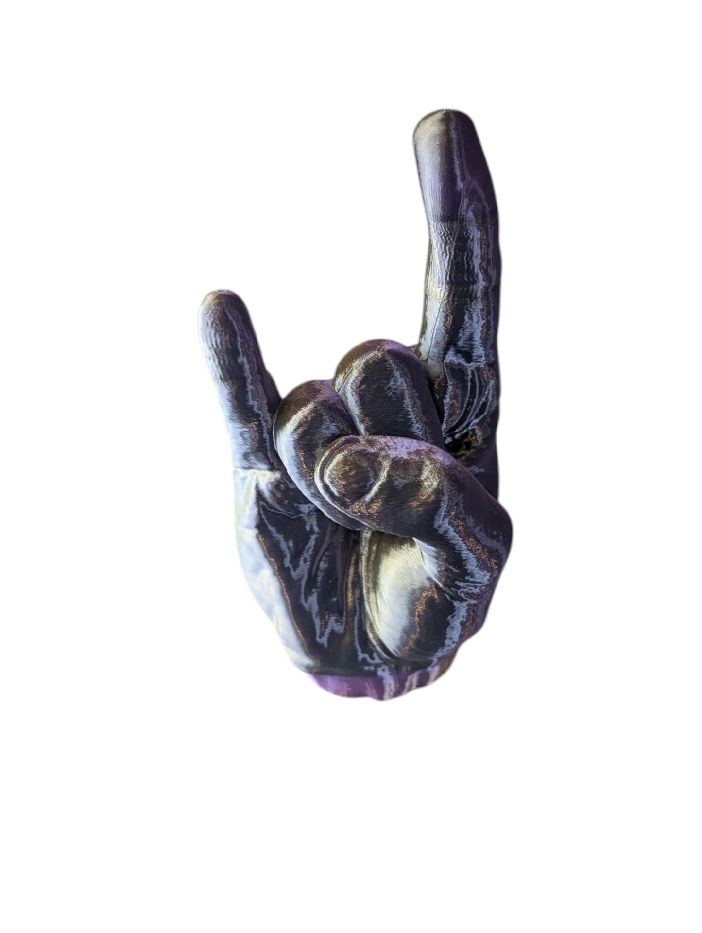 Rock On” Gesture Sculpture | Music Lover Gift | Modern Desk Decor | Gothic Home Ornament