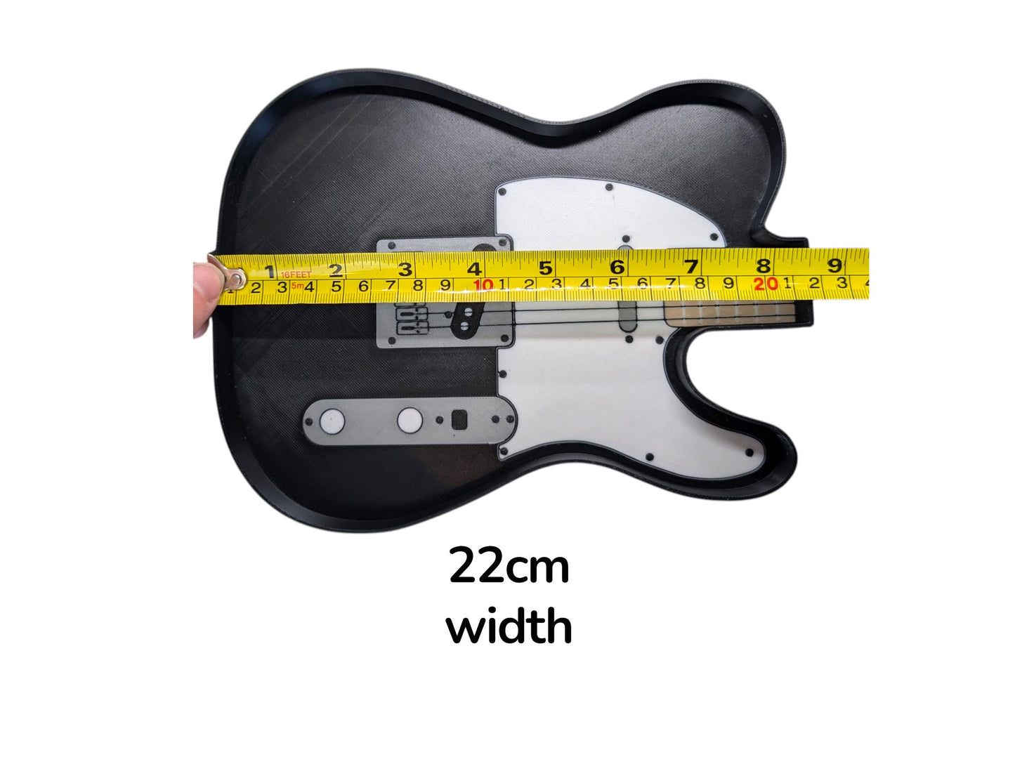 Electric Guitar Catch-All Tray | Music Lover Gift | Keys, Jewellery & Desk Organizer