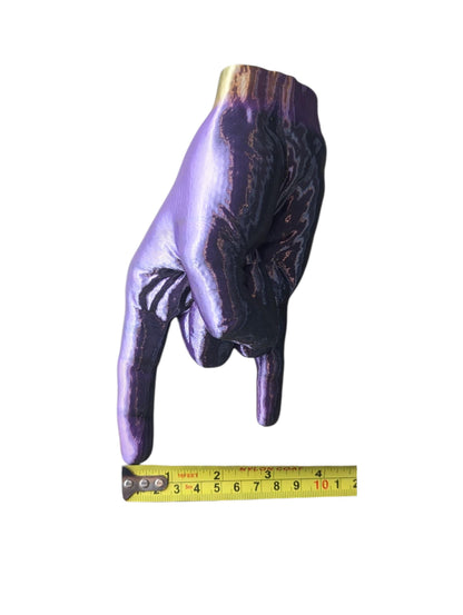 Rock On” Gesture Sculpture | Music Lover Gift | Modern Desk Decor | Gothic Home Ornament