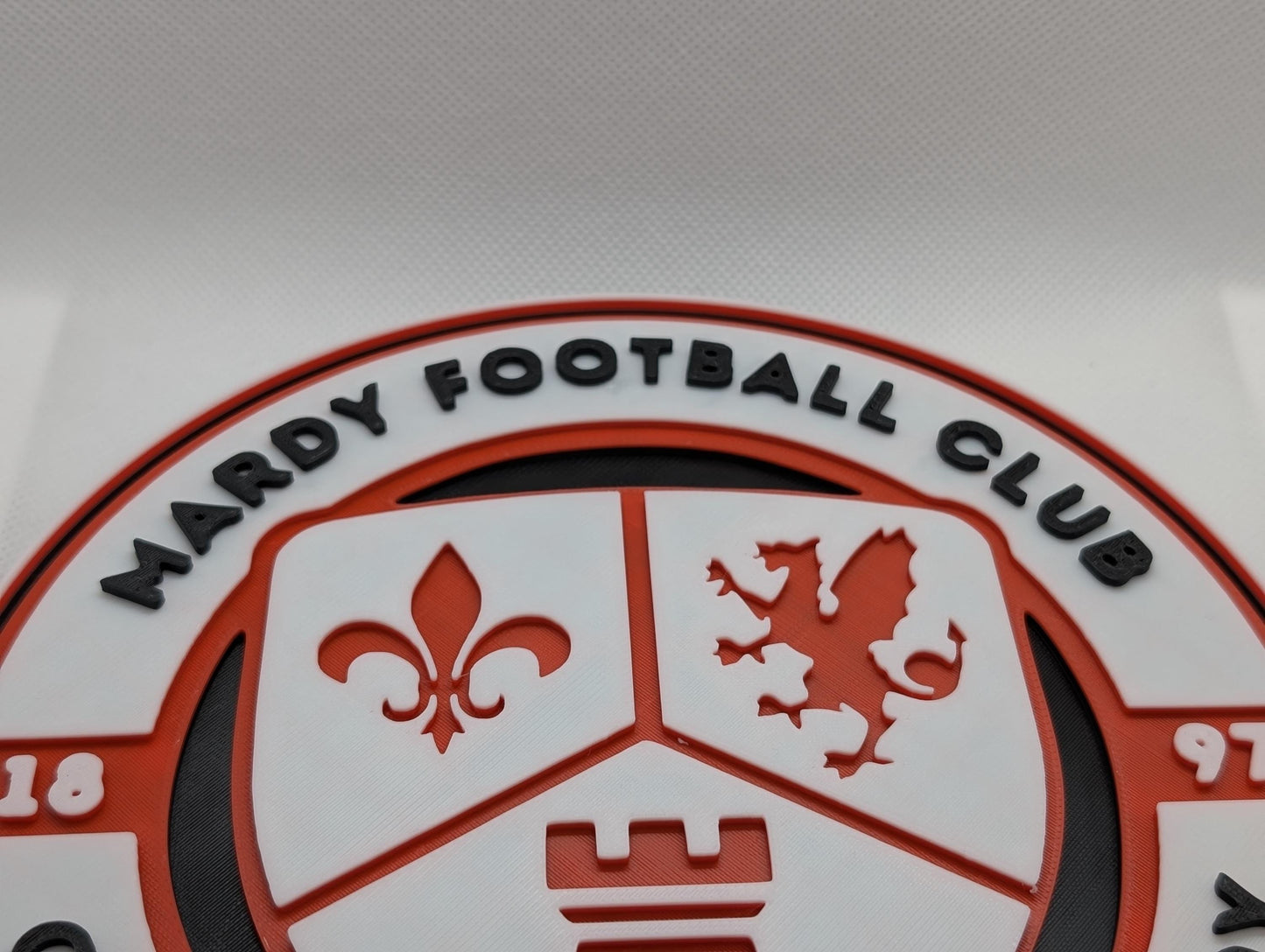 Custom Personalised Club Crest Plaque – 3D Printed Logo Sign | Sports Team Wall Decor | Bespoke Name & Badge Sign