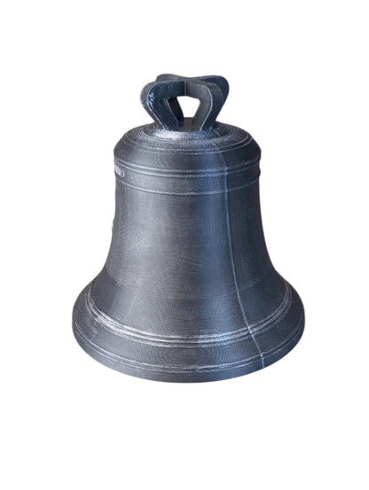 Hells Bell Rock Statue – Heavy Metal Bell Ornament | Classic Rock Inspired Decor | Music Lover Gift | Desk Display Sculpture